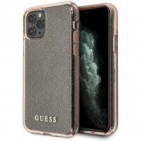 Guess Glitter etui dla iPhone 11 Pro Max - różowy
