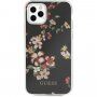 Guess Flower Shiny N.4 etui dla iPhone 11 Pro Max - czarny