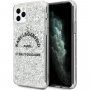 Karl Lagerfeld St. Guillaume Glitter etui dla iPhone 11 Pro Max - srebrny
