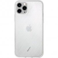 Native Union etui przezroczyste prążkowane dla iPhone 11 Pro Max - biały