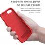 Nillkin Flex Pure Liquid etui silikonowe dla iPhone 7 / 8 / SE (2020/2022) - czerwony