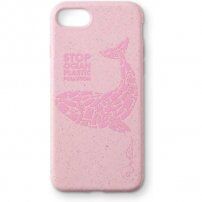 Wilma Matte Whale Eco ekologicznie rozkładalne etui dla iPhone 6 / 7 / 8 / SE (2020/2022) - różowy