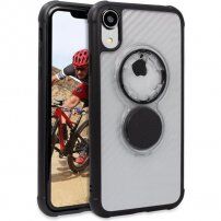 Rokform Crystal Carbon Clear trwałe etui pasujące do uchwytów Rockform dla iPhone XR - przezroczyste