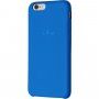 Adidas oyginalne etui skórzane z logo dla iPhone 6 / 6S - niebieskie