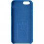 Adidas oyginalne etui skórzane z logo dla iPhone 6 / 6S - niebieskie