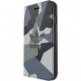 Adidas oryginalny pokrowiec flip ze wzorem geometrycznym dla iPhone 7 / 8 / SE (2020/2022) - szare