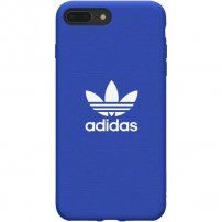Adidas oryginalne etui z powierzchnią tekstylną dla iPhone 6 / 6S / 7 / 8 / SE (2020/2022) - niebieskie