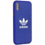 Adidas oryginalne etui z powierzchnią tekstylną dla iPhone 6 / 6S / 7 / 8 / SE (2020/2022) - niebieskie