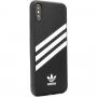 Adidas oryginalne etui z powierzchnią skórzaną dla iPhone 6 / 6S / 7 / 8 / SE (2020/2022) - czarny