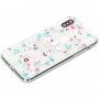 Adidas oryginalne etui kwiaty polne dla iPhone X / XS - przezroczyste