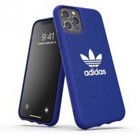 Adidas oryginalne etui z powierzchnią tekstylną dla iPhone 11 Pro - niebieskie