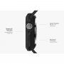Uniq Proteger pokrowiec trwały dla Apple Watch 40mm - matowo czarny