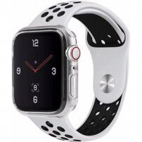 Uniq Glase Slim pokrowiec z miękkiego plastiku dla Apple Watch 44mm - przezroczyste