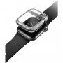 Uniq Garde Hybrid etui z ochroną ekranu na Apple Watch 44mm - dymowy