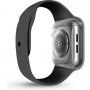 Uniq Garde Hybrid etui z ochroną ekranu na Apple Watch 44mm - dymowy