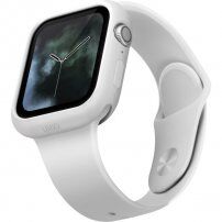 Uniq Lino pokrowiec silikonowy dla Apple Watch 40 mm - biały