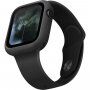 Uniq Lino pokrowiec silikonowy dla Apple Watch 44mm - czarne