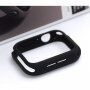 Uniq Lino pokrowiec silikonowy dla Apple Watch 44mm - czarne
