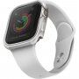 Uniq Valencia pokrowiec metalowy dla Apple Watch 44mm - srebrny