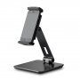 Obrotowy stołowy stojak aluminiowy do iPhone / iPad - czarny