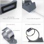 Elegancki stojak aluminiowy / stacja dokująca dla Apple Watch / iPhone - srebrny