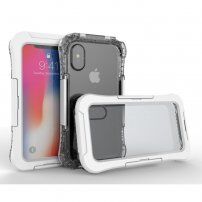 Wodoszczelny i bardzo odporny pokrowiec dla iPhone X / XS - biały