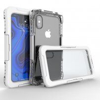 Wodoszczelny i bardzo odporny pokrowiec dla iPhone XS Max - biały