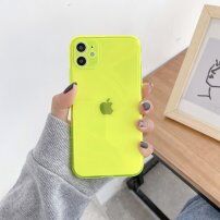 Etui neonowe z miękkiego plastiku dla iPhone 11 - żółte