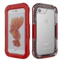 Wodoszczelny i bardzo odporny pokrowiec dla iPhone 7 / 8 / SE (2020/2022) - czerwony