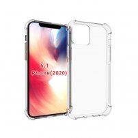 Pokrowiec antypoślizgowy z ochroną rogów iPhone 12 / 12 Pro - przezroczyste
