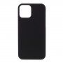 Etui gumowe matowe dla iPhone 12 Pro - czarny