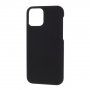 Etui gumowe matowe dla iPhone 12 Pro - czarny