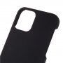 Etui gumowe matowe dla iPhone 12 Pro - czarny