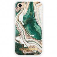 iDeal Of Sweden etui marmurowe do iPhone 6 / 6S / 7 / 8 / SE (2020/2022) - złoto-zielone