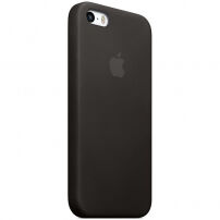 Oryginalne etui skórzane dla Apple iPhone 5S / SE (2016) - czarne