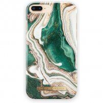 iDeal Of Sweden etui marmurowe do iPhone 6 Plus / 6S Plus / 7 Plus / 8 Plus - złoto-zielone