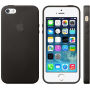 Oryginalne etui skórzane dla Apple iPhone 5S / SE (2016) - czarne