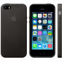 Oryginalne etui skórzane dla Apple iPhone 5S / SE (2016) - czarne