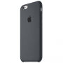 Oryginalne etui silikonowe dla Apple iPhone 6S - węglowo-szare