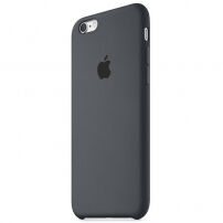 Oryginalne etui silikonowe dla Apple iPhone 6S - węglowo-szare