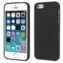 Mercury Goospery etui matowe z miękkiego plastiku iPhone 5 / 5S / SE (2016) - czarny