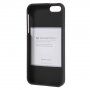 Mercury Goospery etui matowe z miękkiego plastiku iPhone 5 / 5S / SE (2016) - czarny