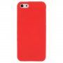 Mercury Goospery etui matowe z miękkiego plastiku iPhone 5 / 5S / SE (2016) - czerwony