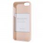 Mercury Goospery etui matowe z miękkiego plastiku iPhone 5 / 5S / SE (2016) - beżowe