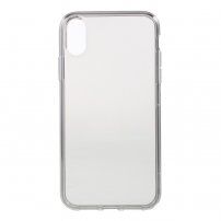 Etui przezroczyste z miękkiego plastiku dla iPhone XR - szary