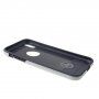Etui ze szlifowaną teksturą dla iPhone XR - srebrny