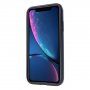 Etui ze szlifowaną teksturą dla iPhone XR - ciemnoniebieski