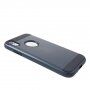 Etui ze szlifowaną teksturą dla iPhone XR - ciemnoniebieski