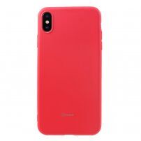Roar etui matowe z miękkiego plastiku dla iPhone XS Max - czerwony