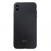 Roar etui matowe z miękkiego plastiku dla iPhone XS Max - czarny